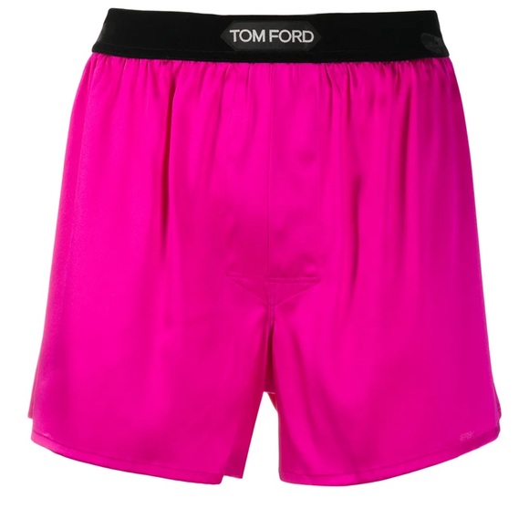Tom Ford Pants - Pink Tom Ford Silk Shorts XS